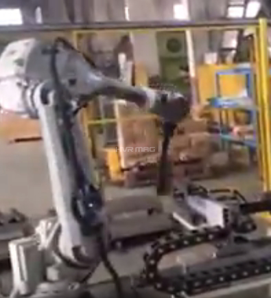 Robot Arm Magnetic Gripper for Angle Iron Handling