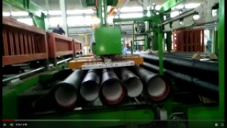 Palletizing Steel Pipe with Magnetic Gripper on Gantry Robot