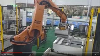 Magnetic Gripper on Robotic Arm for Transfer Application