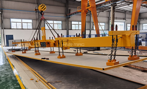 Magnetic Plate Lifter for 12m Long Heavy Plate in Shanghai