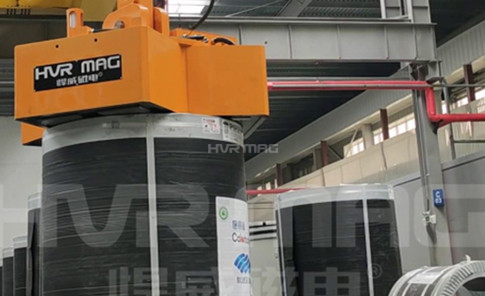 Vertical Eye Steel Coil Lifting Application in Tianjin