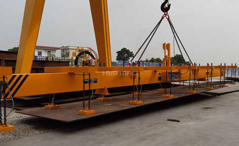 16 Ton Steel Plate Lifting Magnet for Outdoor Plate Stacking