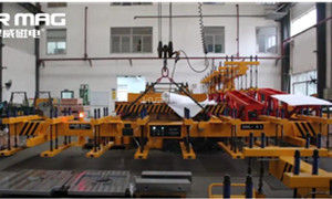Trial Lift of 6 Ton Magnetic Lifting Beam in HVR MAG Factory