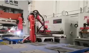 Electromagnetic Robot Gripper Loading & Unloading for Metal Shearing Process