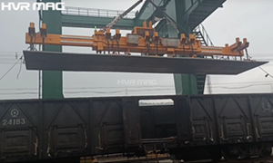 Freight Yard Steel Plate Handling Equipment - HVR MAG