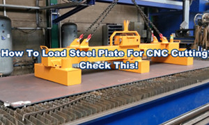 6 Ton Battery Lift Magnets Loading Steel Plate for CNC Cutting