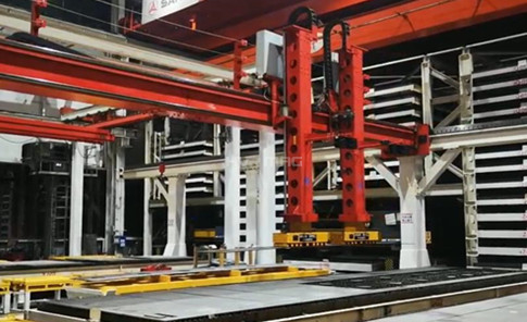 Magnetic End Effector - Cartesian Robot Automatic Sorting and Handling of Steel Plate Cut Parts